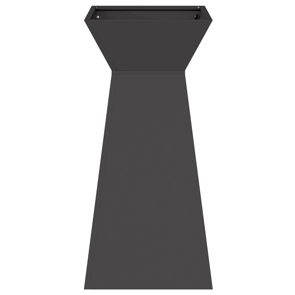 Maceta Pilar 2 Uds. Negro 35 X 35 X 73 Cm_5
