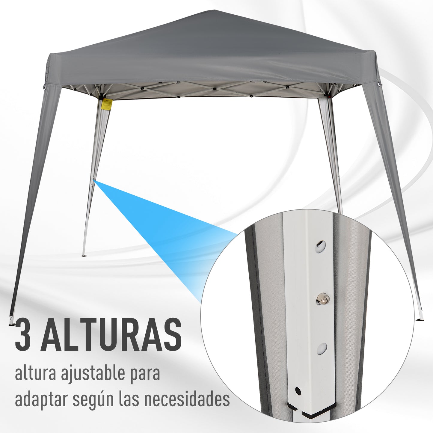Outsunny Carpa Plegable 3x3 M_4