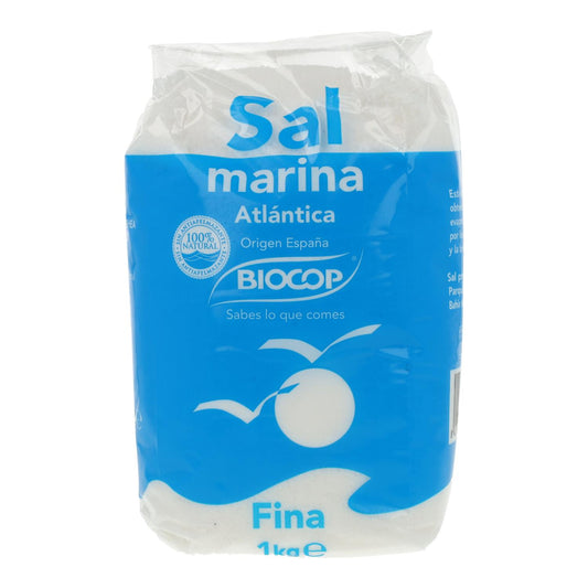Sal marina atlantica fina Biocop 1kg