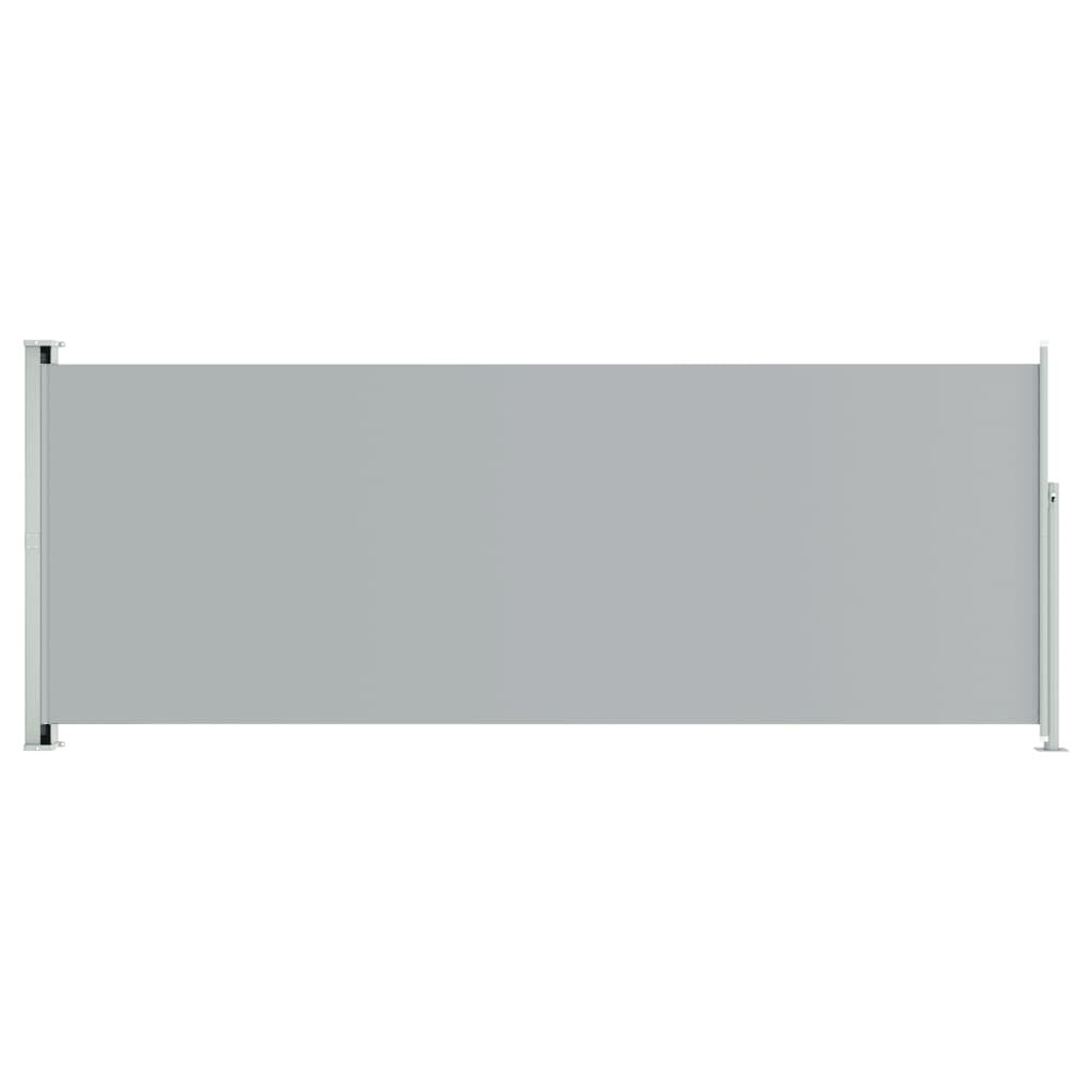 Vidaxl Toldo Lateral Retráctil De Jardín Gris 117x300 Cm_0