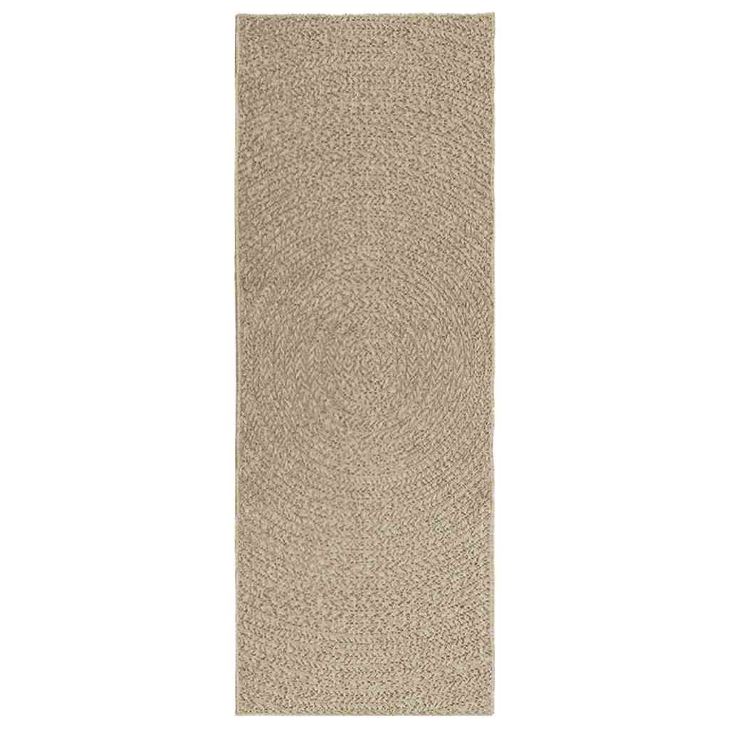 Vidaxl Alfombra Zizur Apariencia Yute Interior Exterior Beige 80x200cm_0