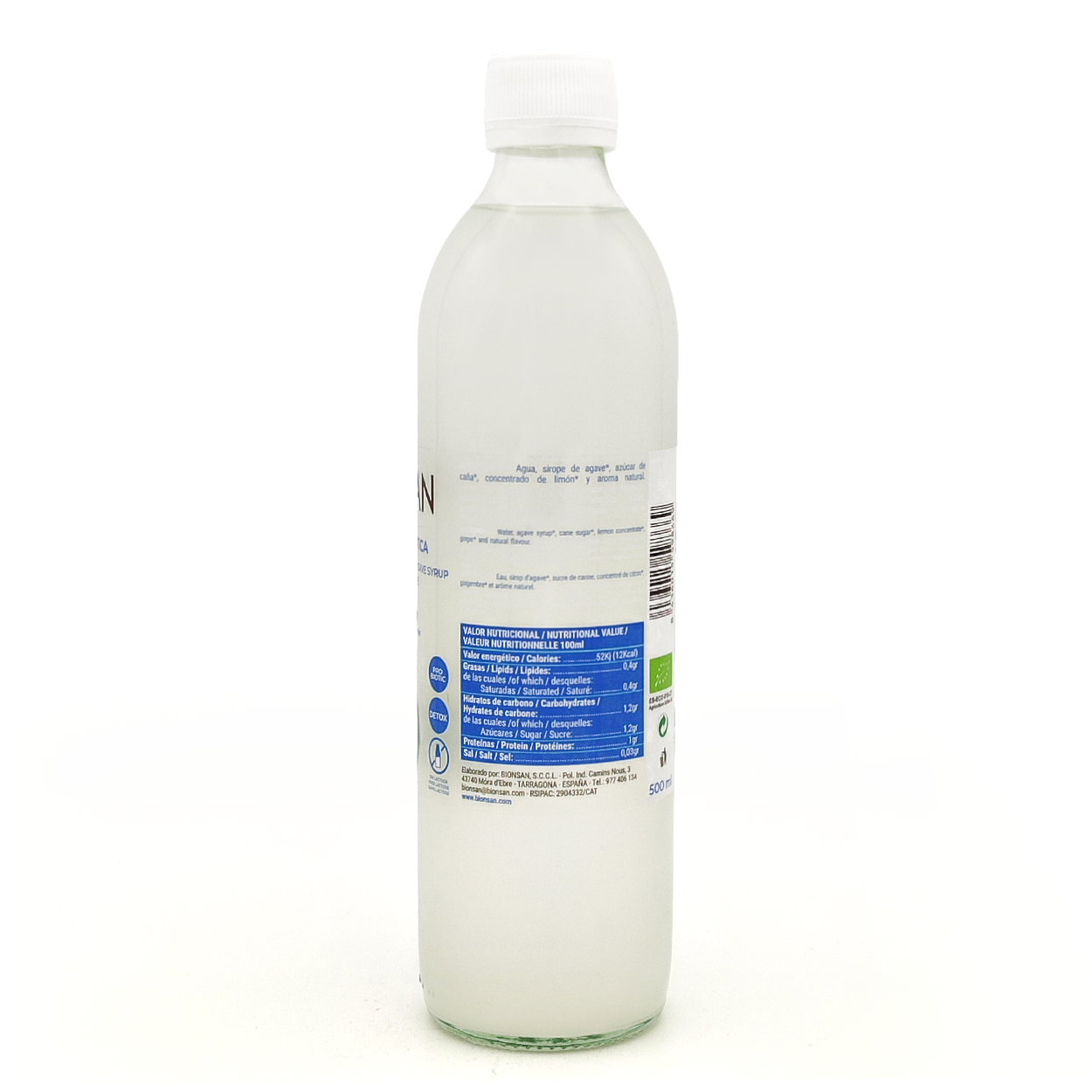Bebida Probiótica Bionsan De Agua Con Limón 500ml_1