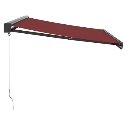 Toldo Retráctil Manual Color Burdeos 350x250 Cm_3