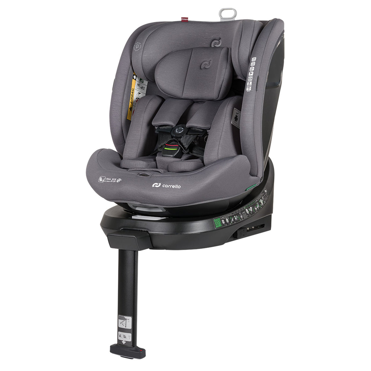 Carrello Octopus Silla De Auto Isofix 40 Do 105 Cm I-size Seashell Grey_0