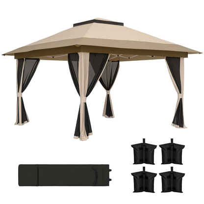 Outsunny Carpa Plegable Gazebo_0