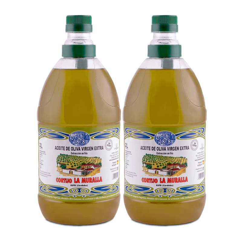 Cortijo La Muralla | Aceite De Oliva Virgen Extra |  Variedad Arbequina |  Botella 2 L (caja De 2)_0