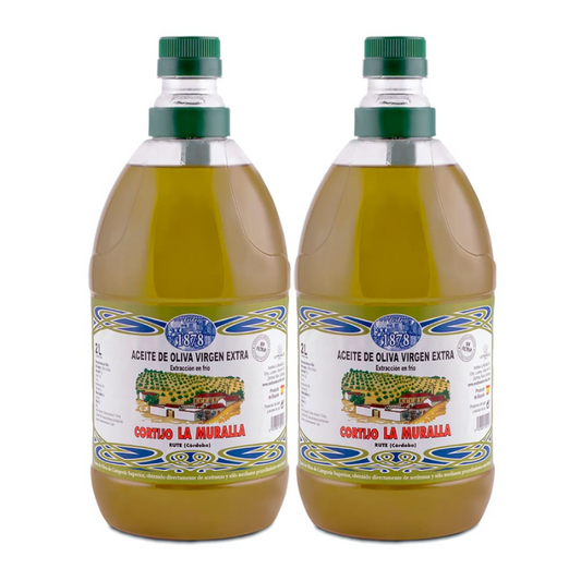 Cortijo La Muralla | Aceite De Oliva Virgen Extra |  Variedad Arbequina |  Botella 2 L (caja De 2)_0