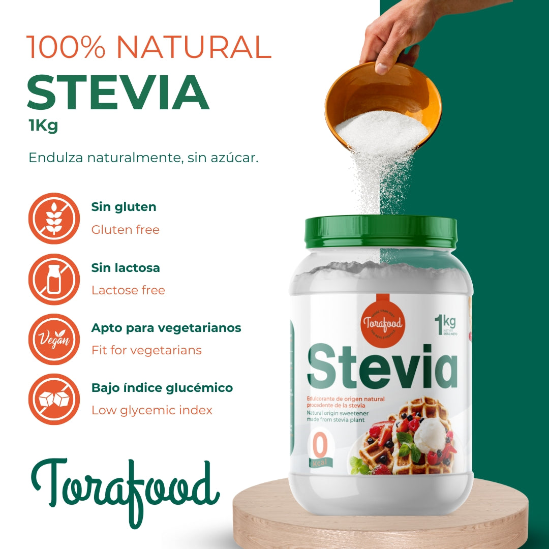 Stevia Edulcorante Natural 1kg Torafood_2