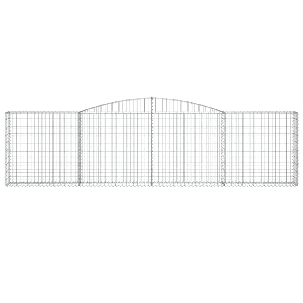 Cestas De Gaviones 20 Uds Forma De Arco Hierro 400x30x100/120cm_3