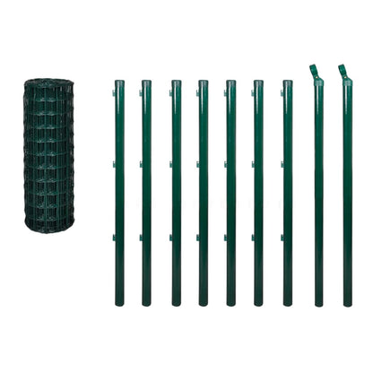 Set De Euro Valla Acero Verde 10x1,2 M / Vetonek_0
