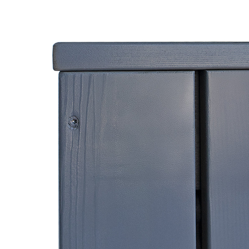 Jardinera Alta De Madera Autoportante 75x34,5x80 Cm City Grey Hortalia_3