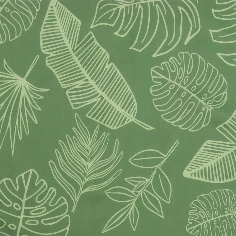Vidaxl Cojín Banco De Jardín Tela Oxford Estampado Hojas 150x50x4 Cm_5