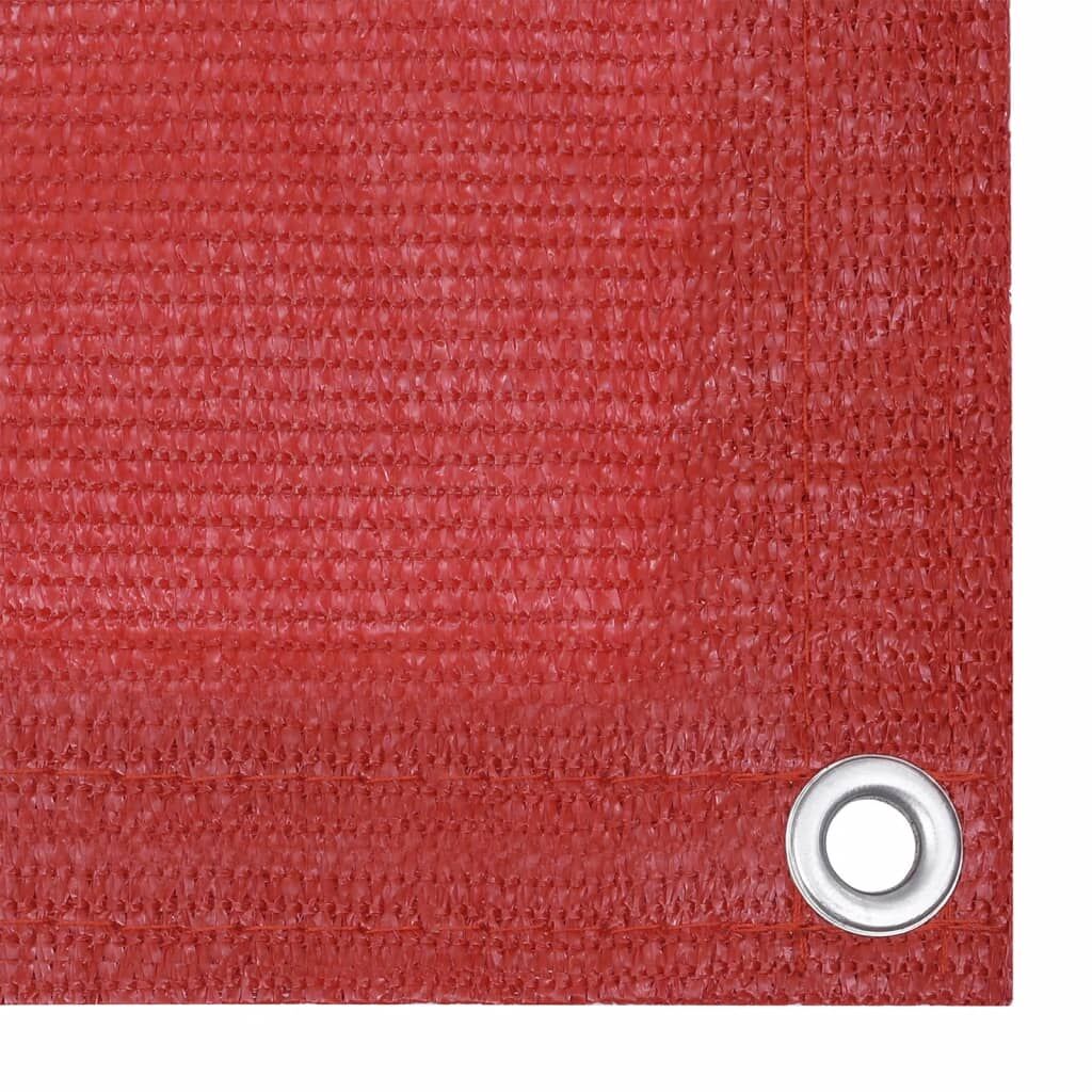 Vidaxl Toldo Para Balcón Hdpe Rojo 75x300 Cm_1