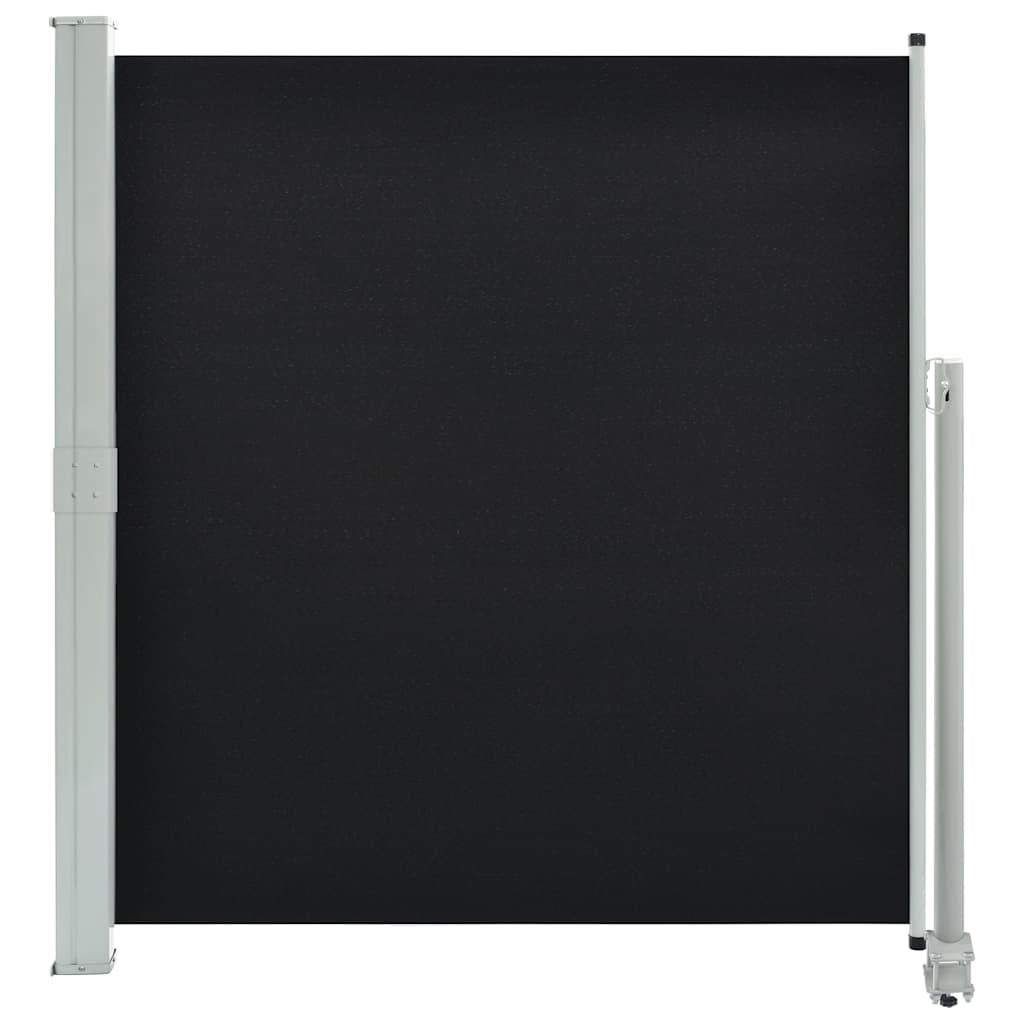 Vidaxl Toldo Lateral Retráctil Para Patio 140x300 Cm Negro_0