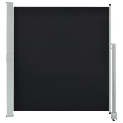 Vidaxl Toldo Lateral Retráctil Para Patio 140x300 Cm Negro_0