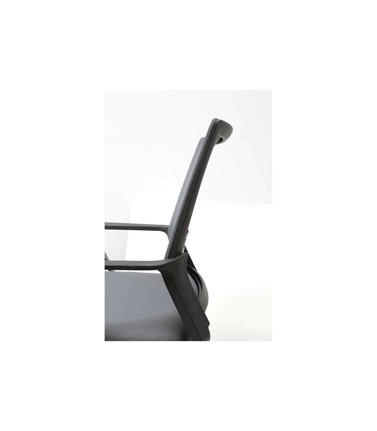 Silla Despacho De Diseño Moderno, Giratoria, Elevable Acabado Gris, 113-123 Cm(alto)60 Cm_4