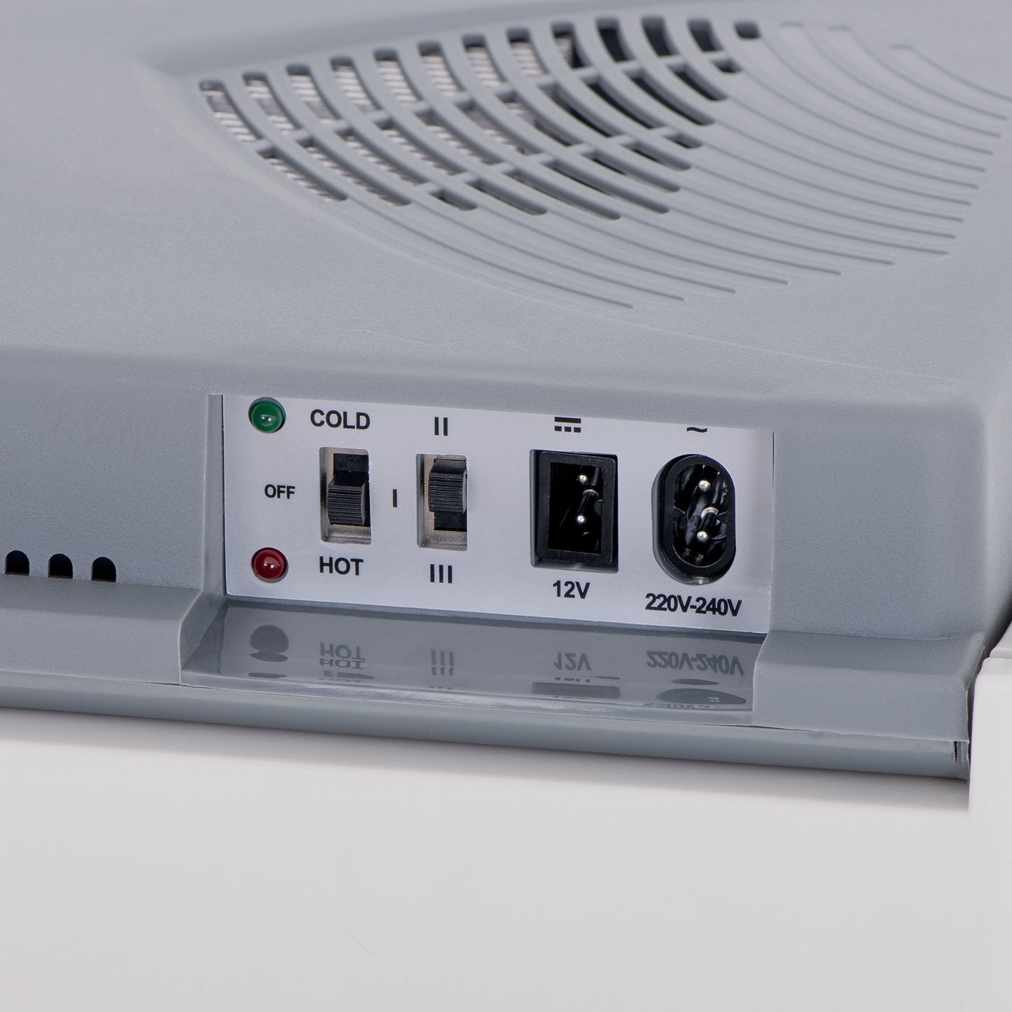 Nevera Portátil Eléctrica De Viaje, Coche, Camping, 28 L, Conexión 12v Y 220v, Enfría Y Calienta, Briebe, Cf1153, Gris