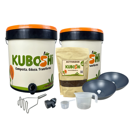 Kuboshi Esencial: Pack De Compostaje Bokashi_0
