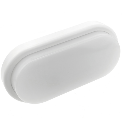 Aplique Oval De Luz Led Lámpara 220vac Ip65 12w 850 Lumens Luz Día 6500k_0