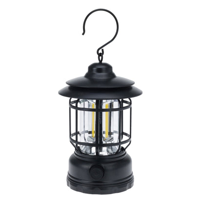 Well Home Luz De Camping Ø11,5x17,8cm Con 3 Bombillas Y Recargable Por Usb Color Negro_0