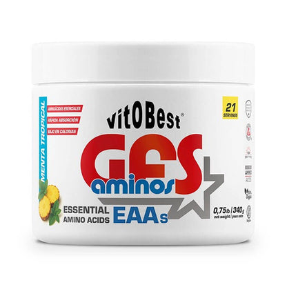 Gfs Aminos - 340g - Tropical - Esenciales E Hidrolizados - Vitobest_0