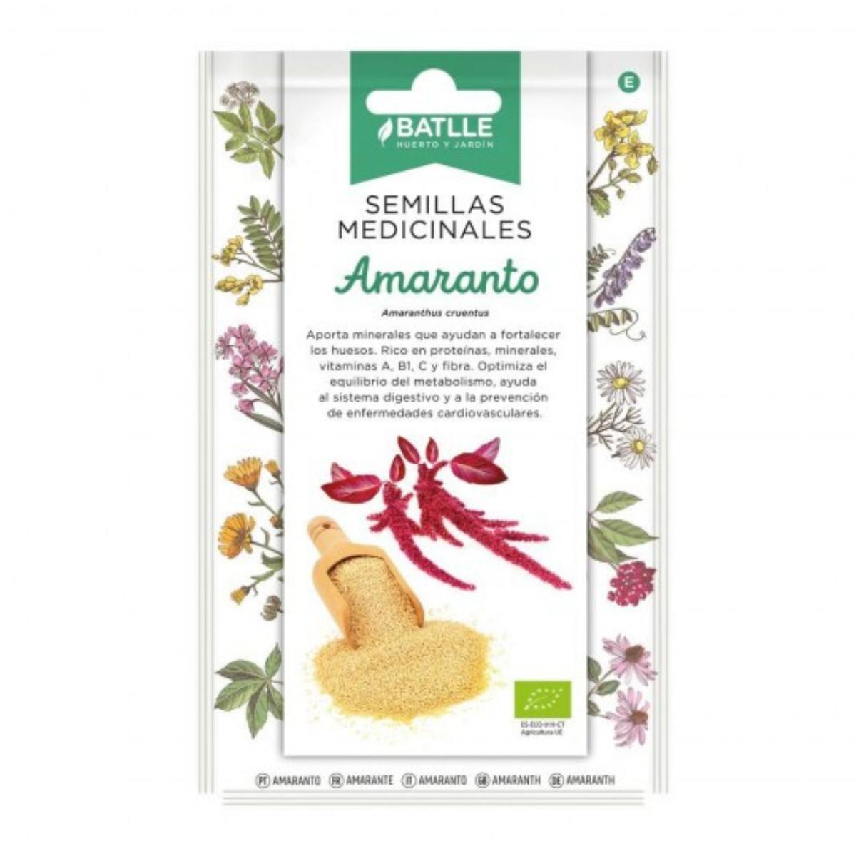 Semillas de Amaranto rojo ecológicas Batlle