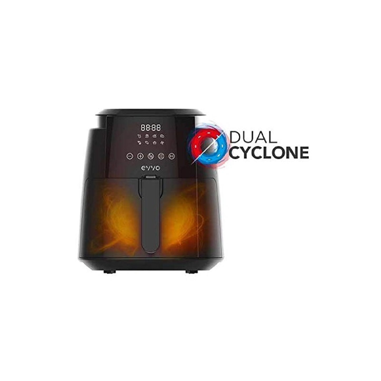 Evvo Freidora Sin Aceite Tasty Fryer - 1500w, Tecnología Dual Cyclone, Multifunción, Hasta 200º (capacidad: 3,5 Litros)_3