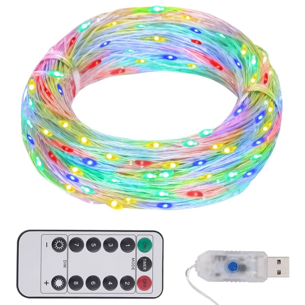 Vidaxl Tira De Luces Led Con 150 Led Pvc Multicolor 15 M_0