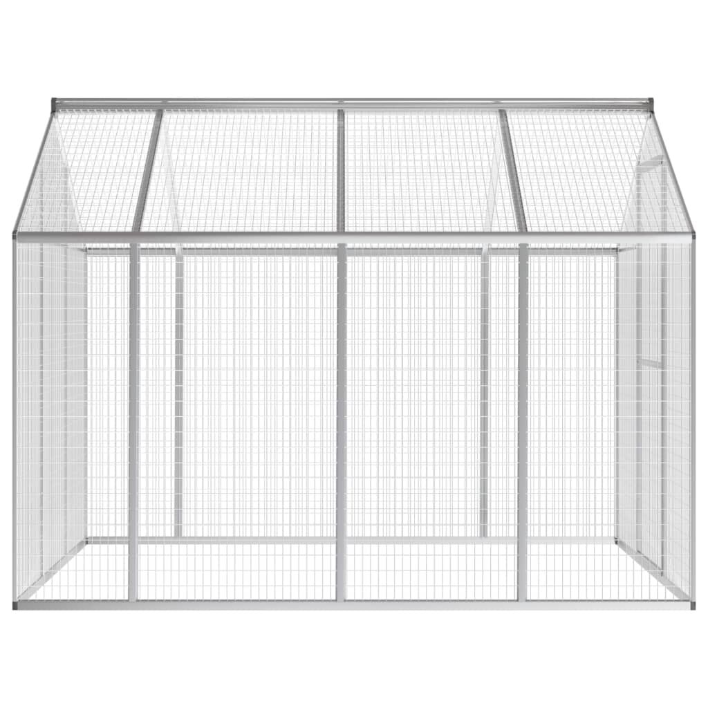 Vidaxl Pajarera Exterior De Aluminio 178x242x192 Cm_1