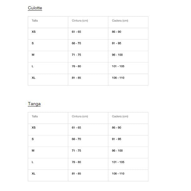 Tanga algodón orgánico blanco Minimalism XXL