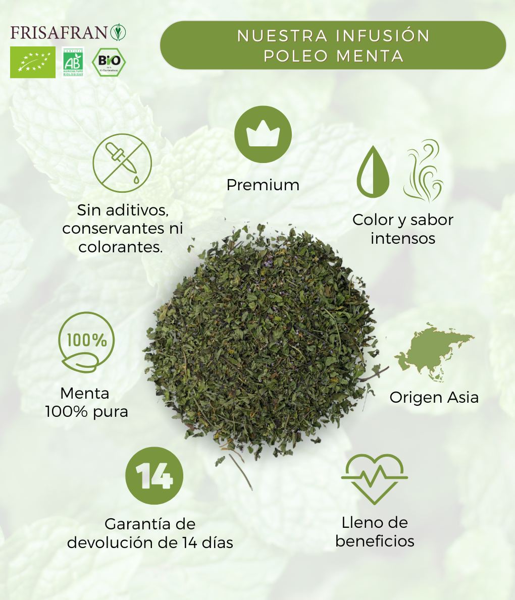 Infusión De Poleo Menta A Granel Ecológica | Frisafran 100 G_3