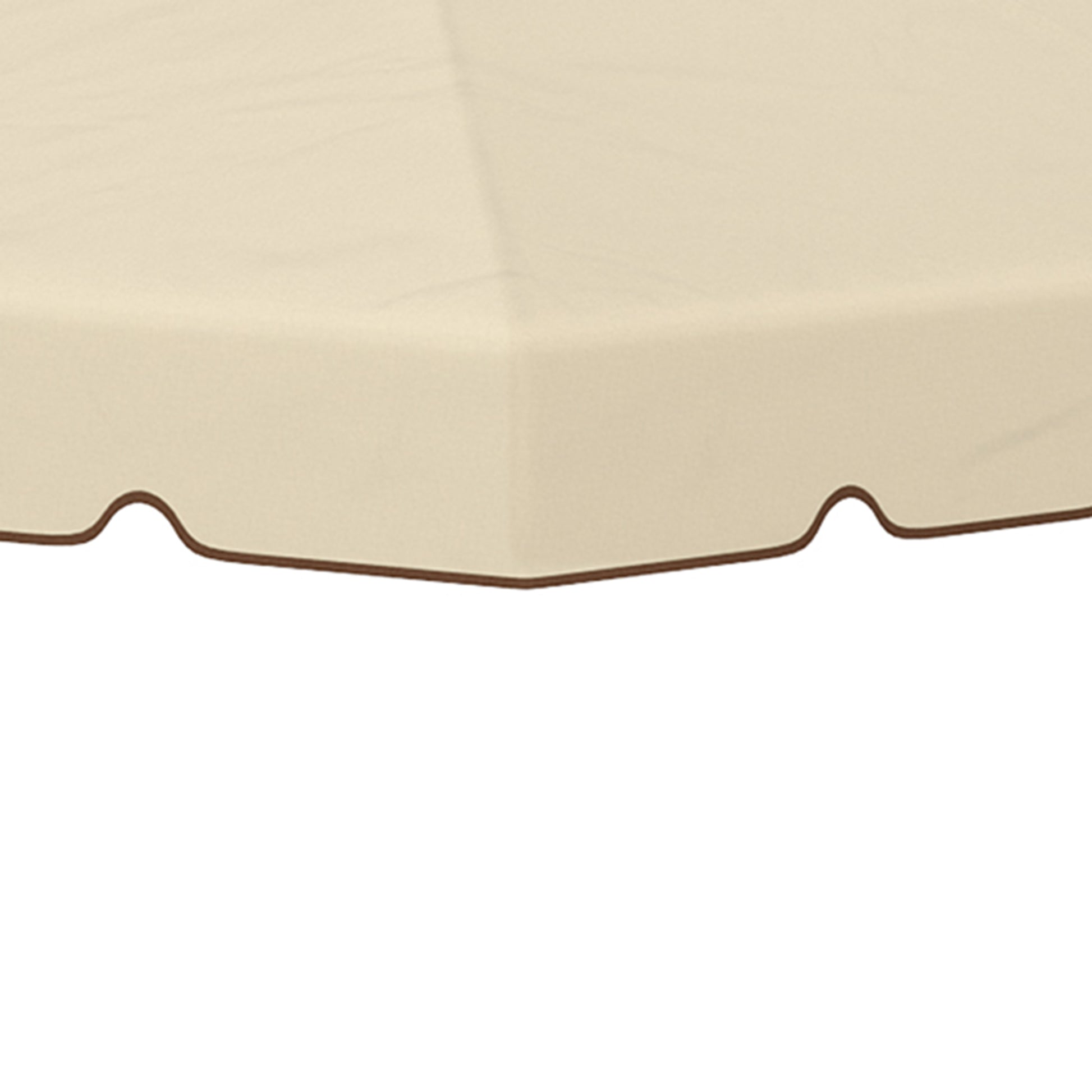 Outsunny Techo De Repuesto Para Cenador 3x3 M Con Doble Techo Beige_4