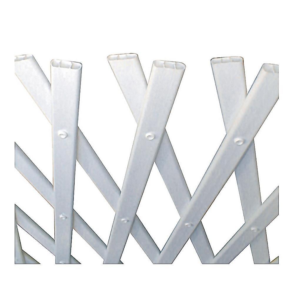 Trellis Plegable 1x2mt Blanco Pvc_3