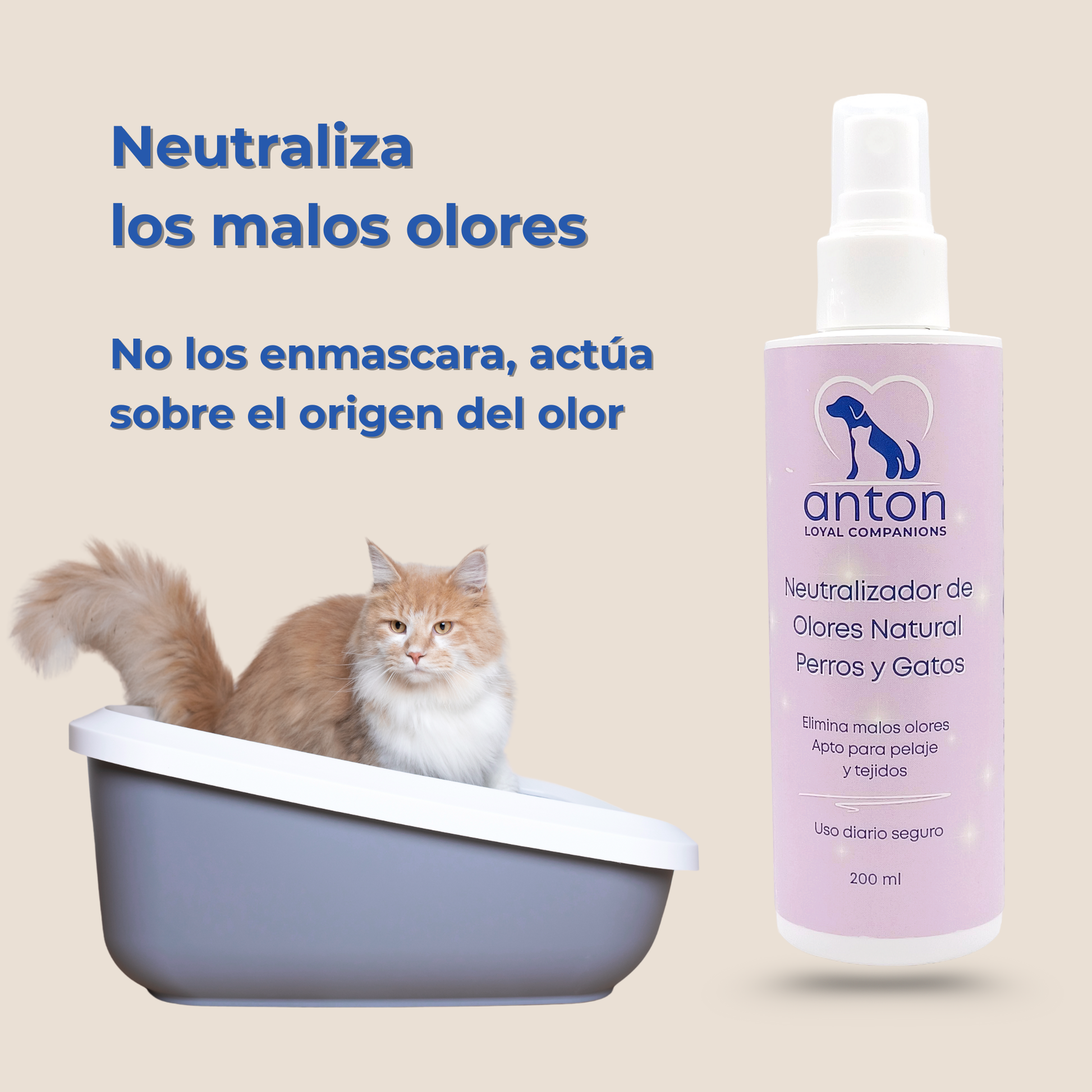 Spray natural neutralizador de olores para perros y gatos – Pack 2 x 200 ml_1