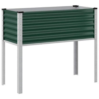 Jardinera De Jardín Verde 100x45x90 Cm Acero_0