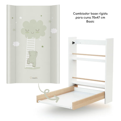 Basic Cambiador Base Rígida 70x47cm Cuna Y Cómoda 2 En 1_3