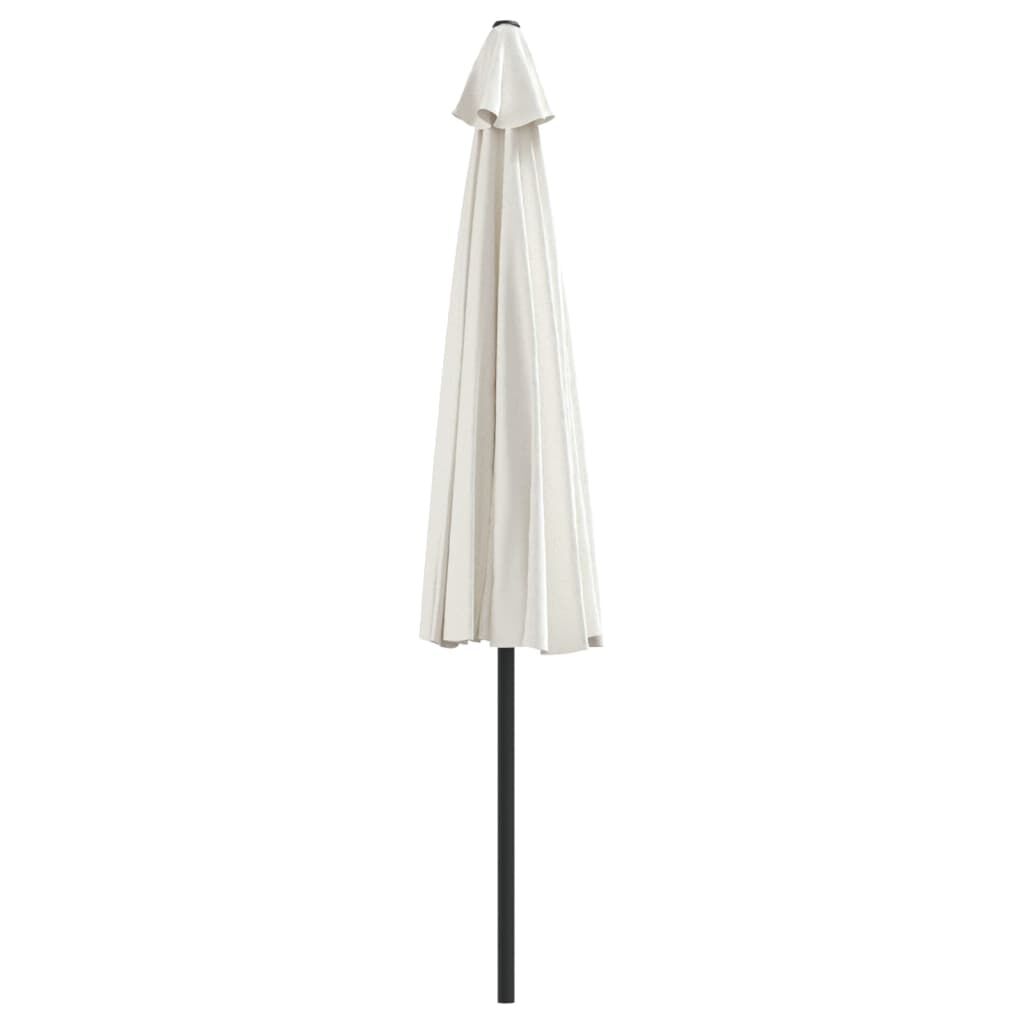 Vidaxl Sombrilla De Balcón Semicircular Palo Aluminio Arena 300x155cm_3
