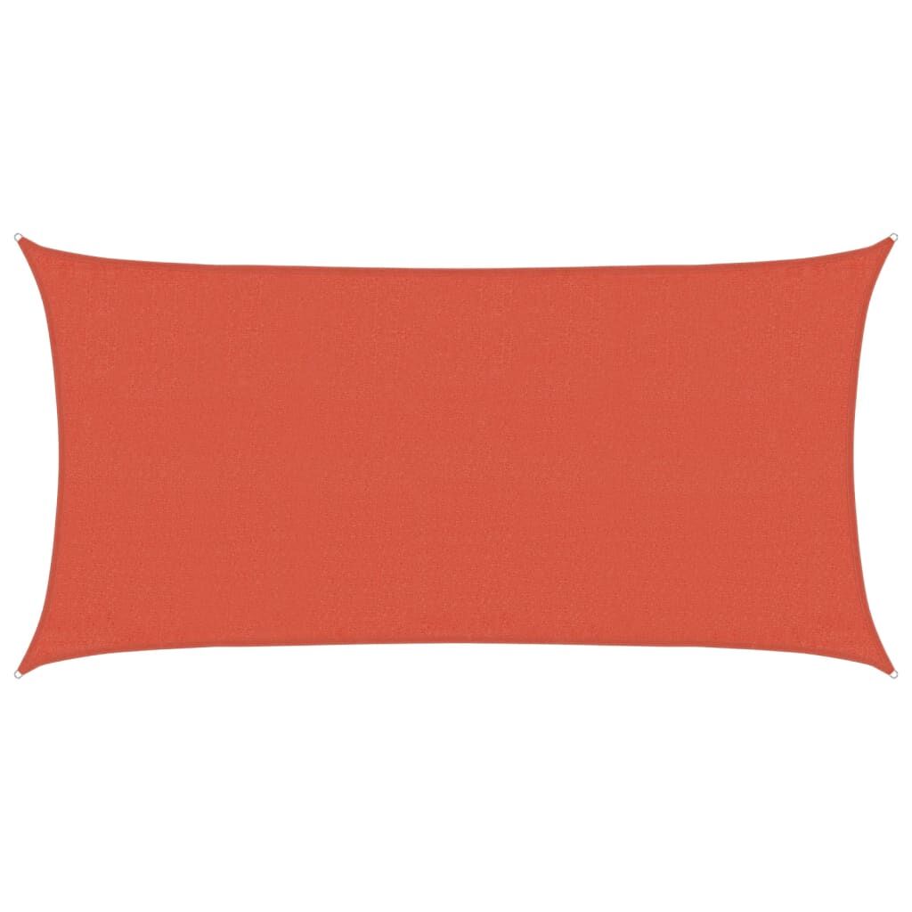 Vidaxl Toldo De Vela Hdpe Terracota 160 G/m² 3x6 M_0