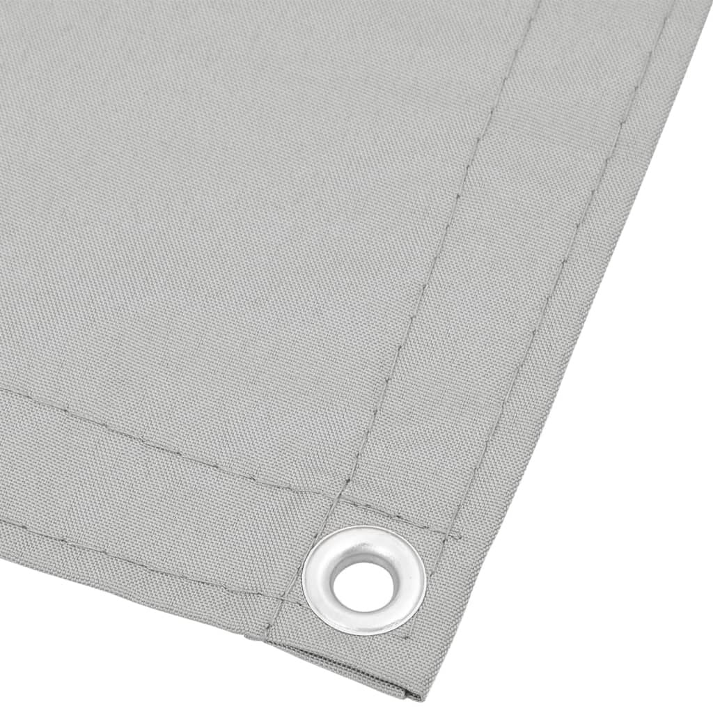 Vidaxl Pantalla De Balcón 100% Poliéster Oxford Gris Claro 120x500 Cm_3