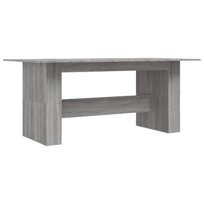Mesa De Comedor Madera De Ingeniería Sonoma Gris 180x90x76 Cm_0