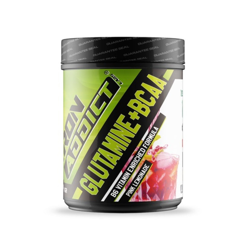 Bcaa + Glutamina - 500g - Limonada Rosa - Bcaa + Glutamina - Iron Addict Labs_0