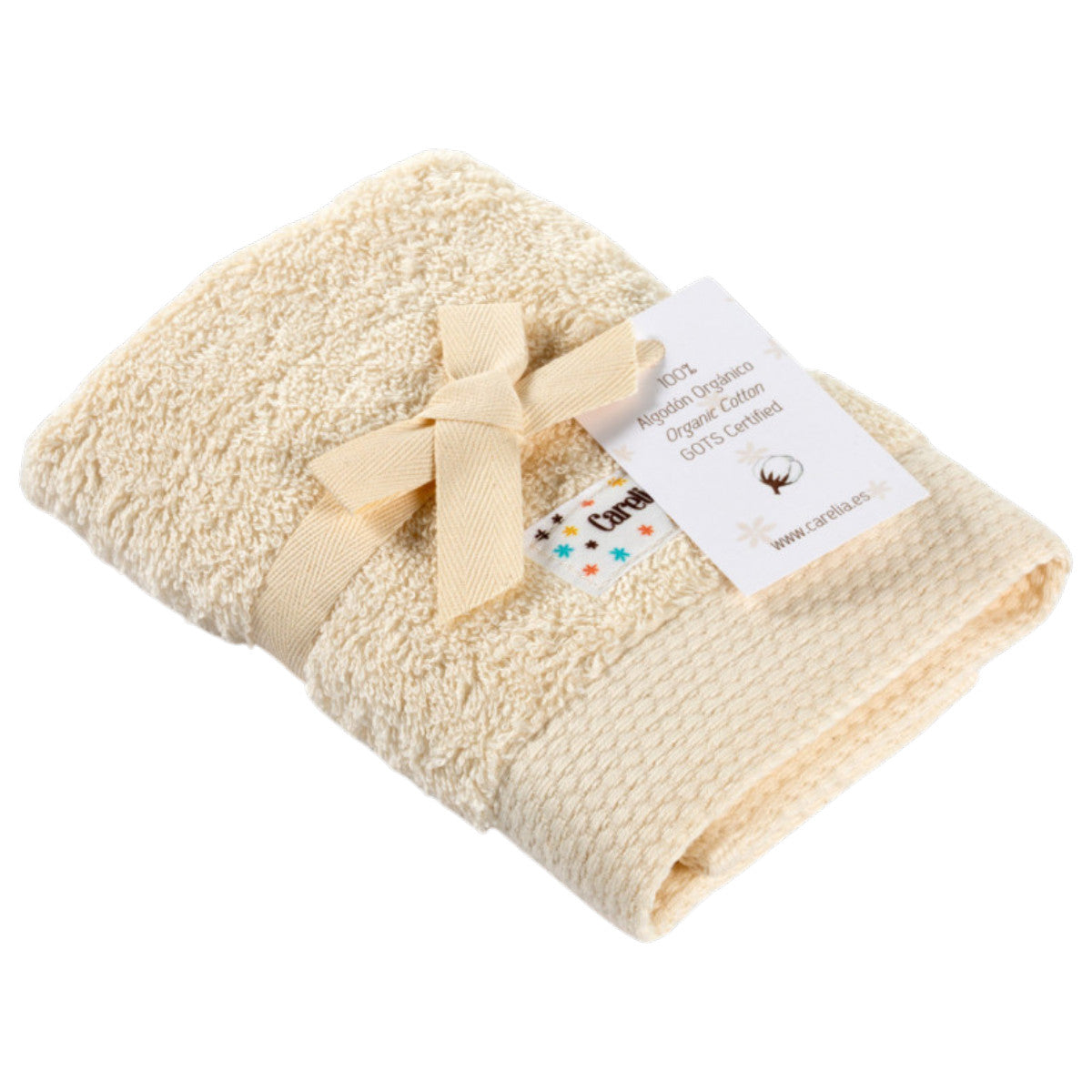 Toalla Eco Algodón Orgánico para Bebés Carelia 30X30 cm