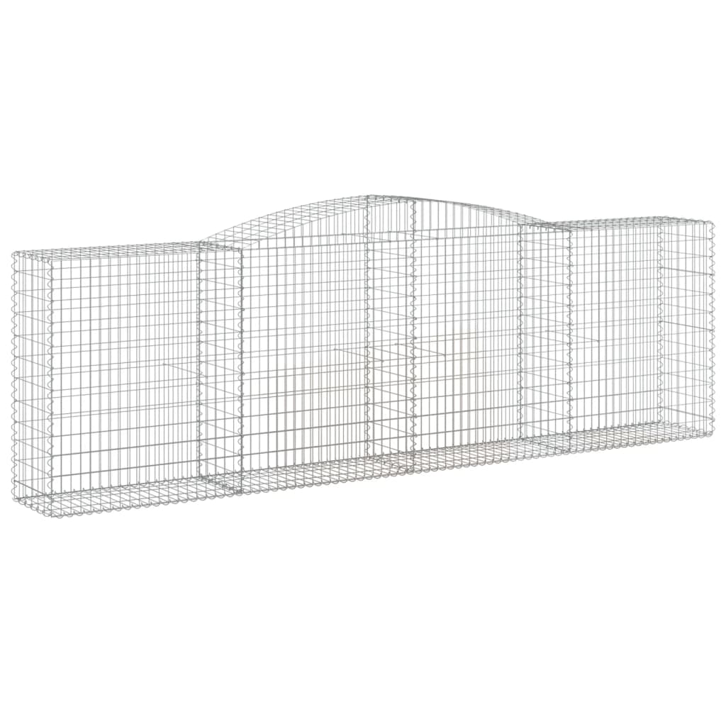 Cestas Gaviones 10 Uds Forma De Arco Hierro 400x50x120/140 Cm_2