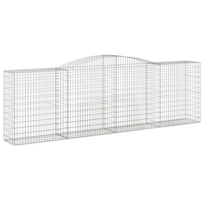 Cestas Gaviones 10 Uds Forma De Arco Hierro 400x50x120/140 Cm_2