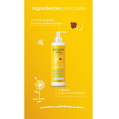 Champú & Gel de ducha Caléndula Weleda 400ml