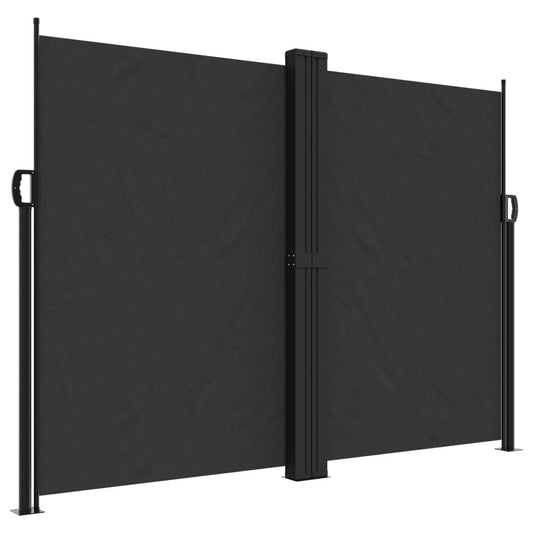 Vidaxl Toldo Lateral Retráctil Negro 180x1200 Cm_0