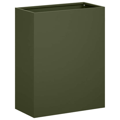 Macetero De Jardín 2 Uds. Verde Oliva 40 X 20 X 50 Cm_2