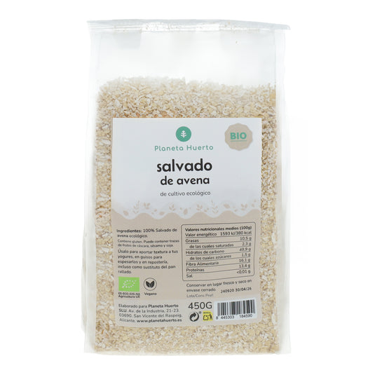 Salvado de avena ECO Planeta Huerto 450 g