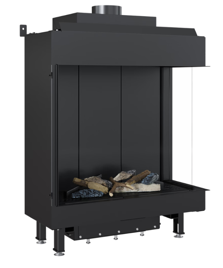 Bricosol Chimenea De Gas Kratki Leo 76 / 62 Derecha Propano ∅ 100/150 5,1 Kw_1