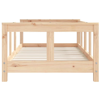 Vidaxl Estructura De Cama Para Niños Madera Maciza De Pino 70x140 Cm_3